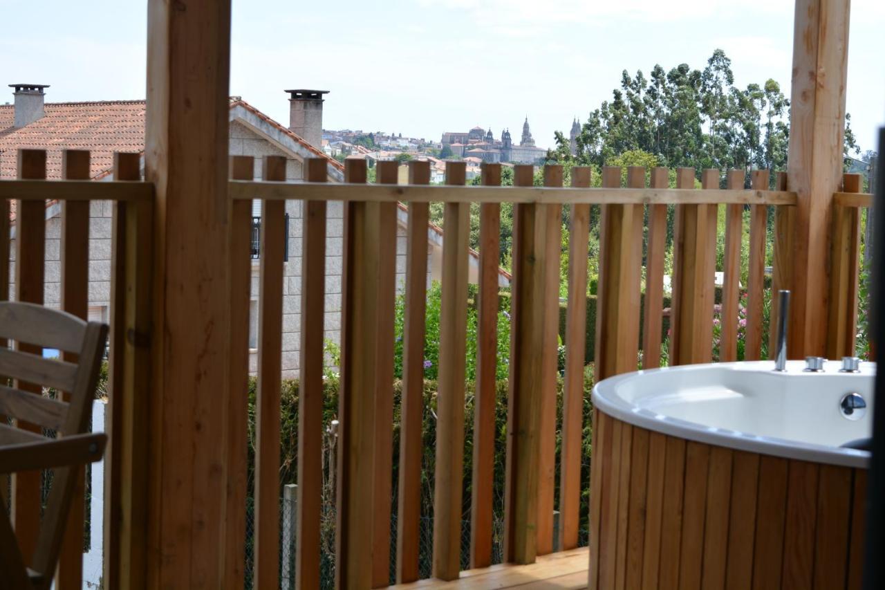 Cabanas Compostela - Cabana La Catedral Con Banera De Hidromasaje Santiago de Compostela Eksteriør bilde
